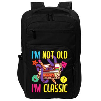 90s Outfit 80s Costume Im Not Old Im Classic Impact Tech Backpack