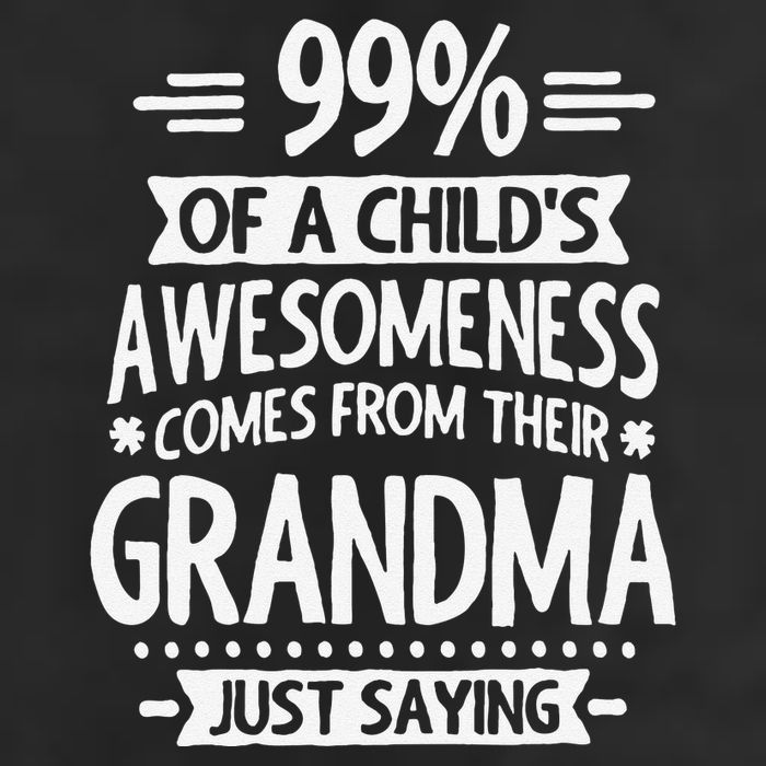 99 Of A Childs Awesomeness Comes From Their Grandma Garment-Dyed Fleece Hoodie