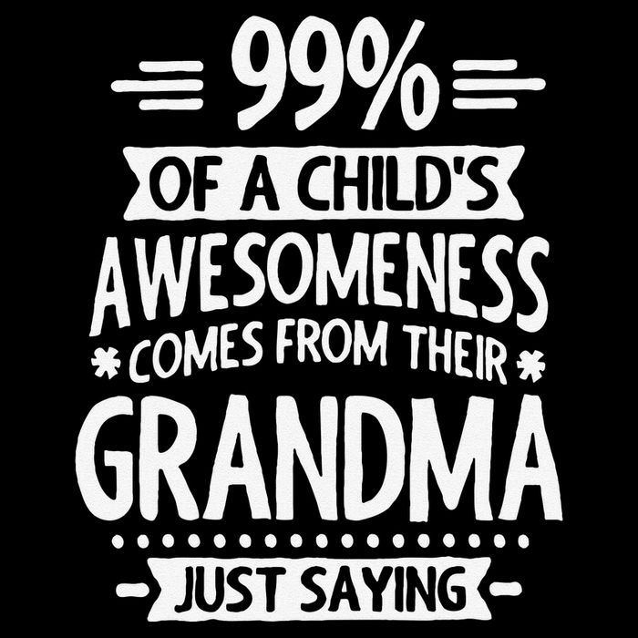 99 Of A Childs Awesomeness Comes From Their Grandma 7-Panel Snapback Hat