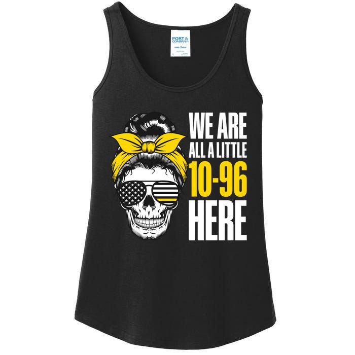 911 Operator Funny 911 Emergency Dispatcher Ladies Essential Tank