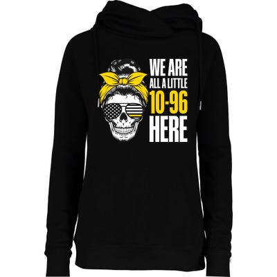 911 Operator Funny 911 Emergency Dispatcher Womens Funnel Neck Pullover Hood