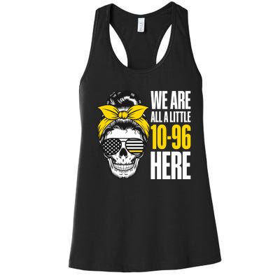 911 Operator Funny 911 Emergency Dispatcher Women's Racerback Tank