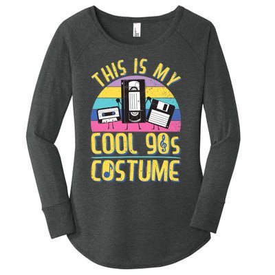 90s Outfit For | This Is My 90s Costume & 1990s Party Women's Perfect Tri Tunic Long Sleeve Shirt