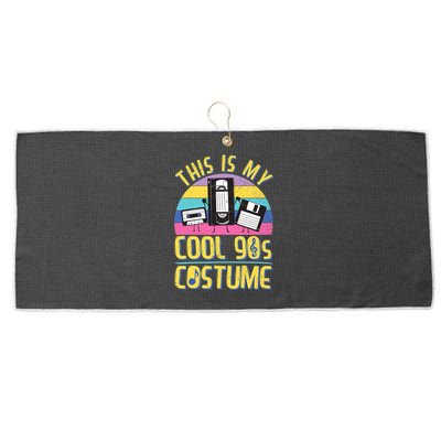 90s Outfit For | This Is My 90s Costume & 1990s Party Large Microfiber Waffle Golf Towel