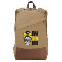 911 Operator Funny 911 Emergency Dispatcher Cotton Canvas Backpack