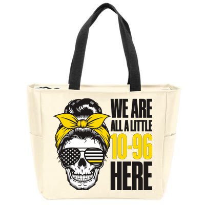 911 Operator Funny 911 Emergency Dispatcher Zip Tote Bag