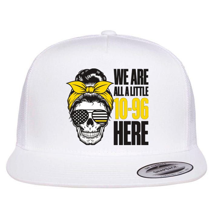 911 Operator Funny 911 Emergency Dispatcher Flat Bill Trucker Hat