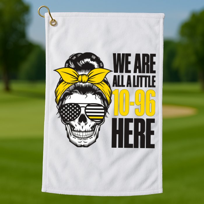911 Operator Funny 911 Emergency Dispatcher Golf Towel