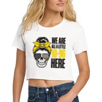 911 Operator Funny 911 Emergency Dispatcher Crop Top