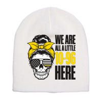 911 Operator Funny 911 Emergency Dispatcher Short Acrylic Beanie