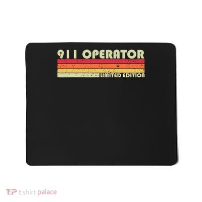 911 Operator Funny Job Title Profession Birthday Worker Idea Mousepad