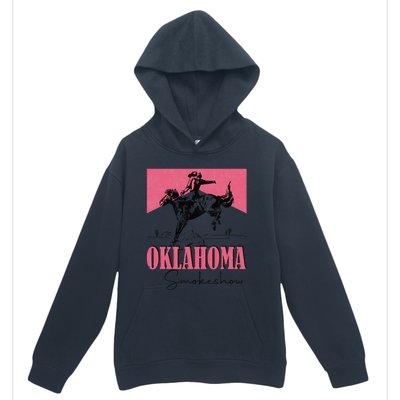 90s Oklahoma Fan Vintage Oklahoma Western Rodeo Style Urban Pullover Hoodie