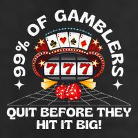 99 Of Gamblers Quit Before They Hit Big! Adult Drive Performance Visor
