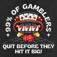 99 Of Gamblers Quit Before They Hit Big! Funny Design 15oz Campfire Ceramic Mug