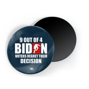 9 Out Of 4 Biden Voter Regret Their Decision Funny Stairs Magnet