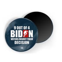 9 Out Of 4 Biden Voter Regret Their Decision Funny Stairs Magnet