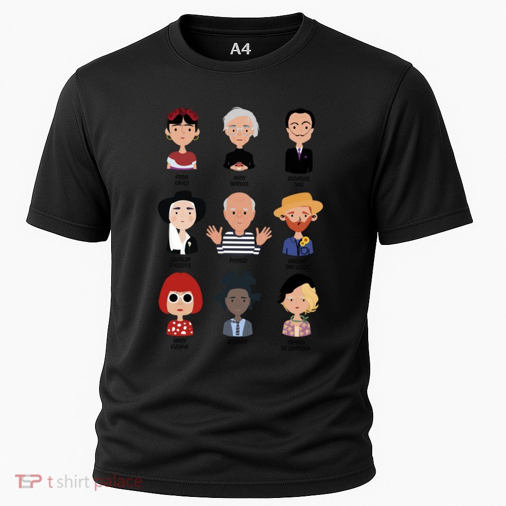 9 Of The Greatest Painters Of All Time Performance Shirt