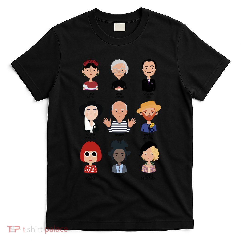 9 Of The Greatest Painters Of All Time T-Shirt