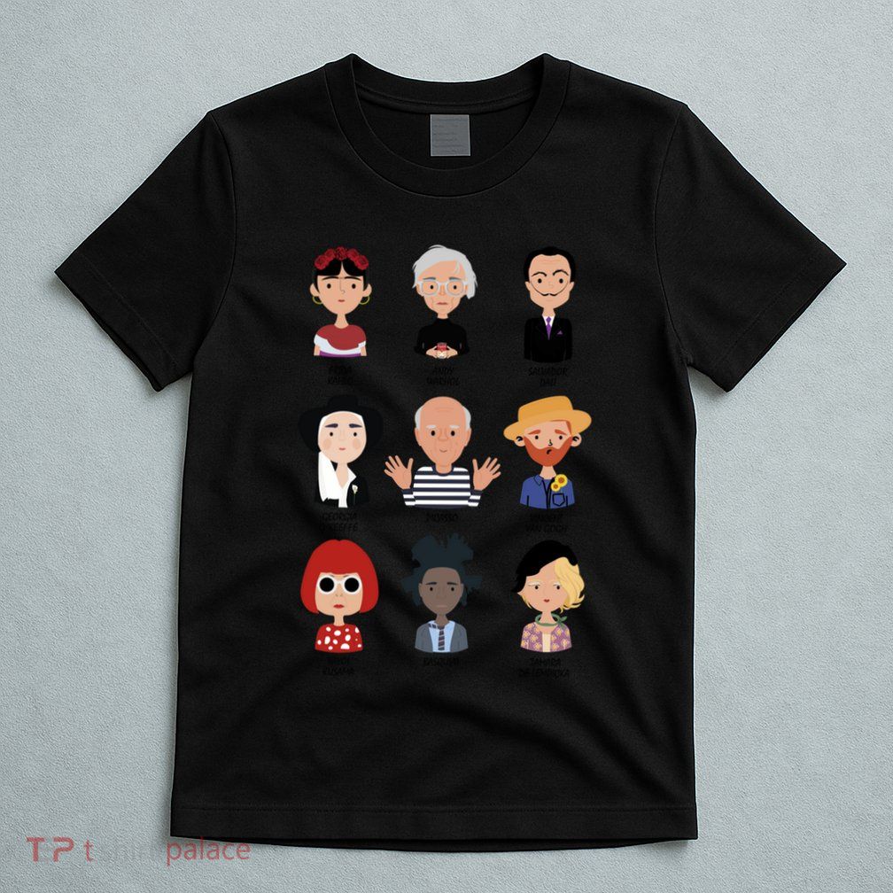 9 Of The Greatest Painters Of All Time T-Shirt