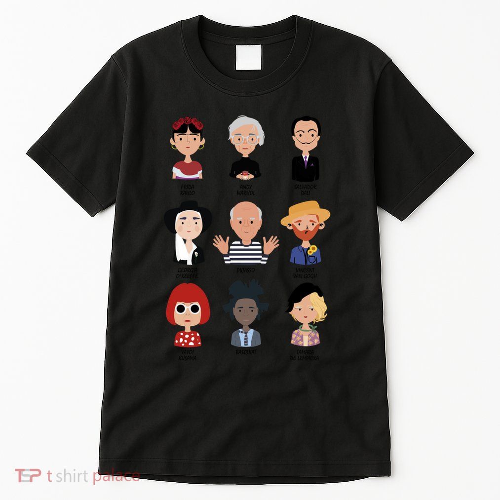 9 Of The Greatest Painters Of All Time Tall T-Shirt