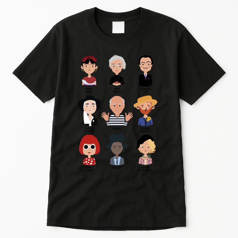 9 Of The Greatest Painters Of All Time Tall T-Shirt