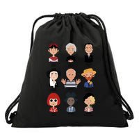 9 Of The Greatest Painters Of All Time Drawstring Bag
