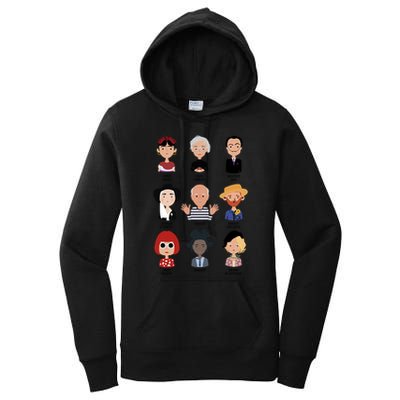 9 Of The Greatest Painters Of All Time Women's Pullover Hoodie