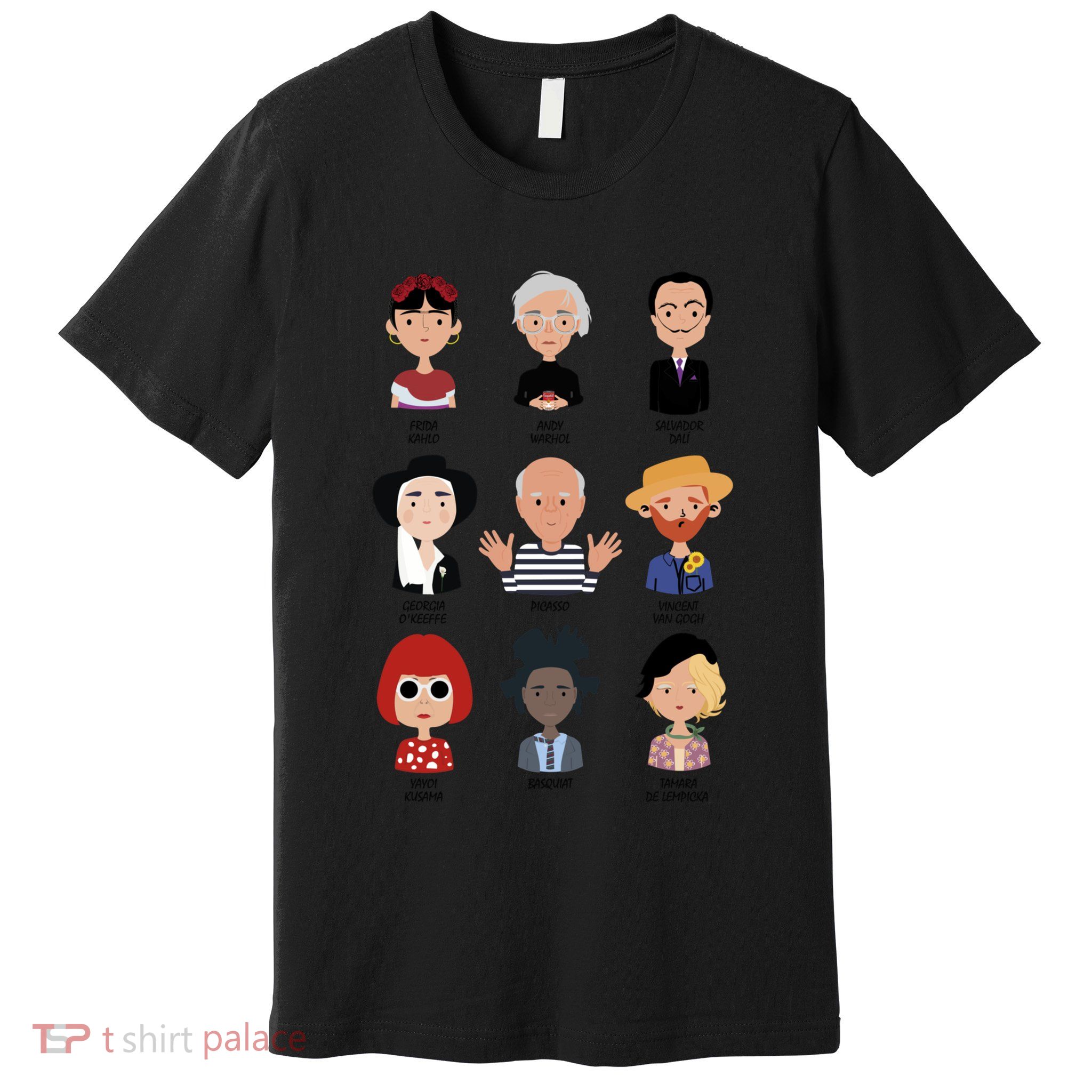 9 Of The Greatest Painters Of All Time Premium T-Shirt