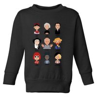 9 Of The Greatest Painters Of All Time Toddler Sweatshirt