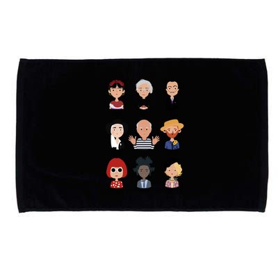 9 Of The Greatest Painters Of All Time Microfiber Hand Towel
