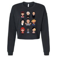 9 Of The Greatest Painters Of All Time Cropped Pullover Crew