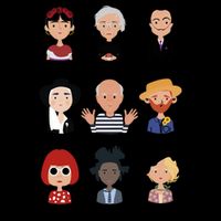 9 Of The Greatest Painters Of All Time Cropped Pullover Crew