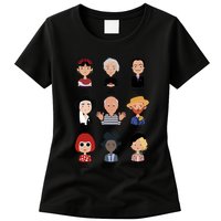 9 Of The Greatest Painters Of All Time Womens T-Shirt