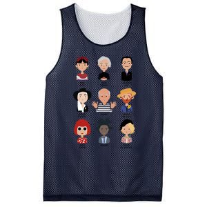 9 Of The Greatest Painters Of All Time Mesh Reversible Basketball Jersey Tank