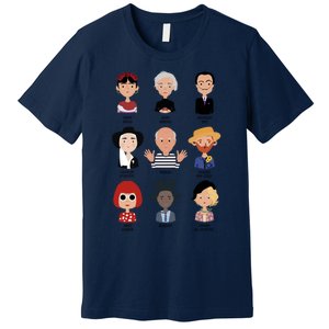 9 Of The Greatest Painters Of All Time Premium T-Shirt