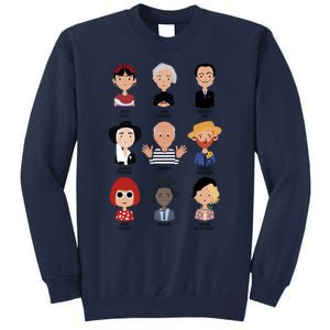 9 Of The Greatest Painters Of All Time Tall Sweatshirt