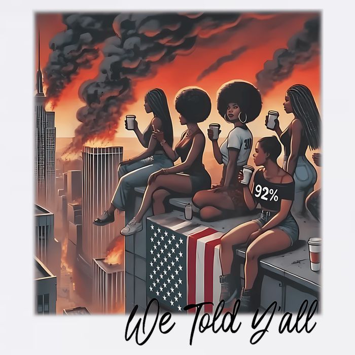 92 Percent 92% Black Women History Month We Told YAll Button