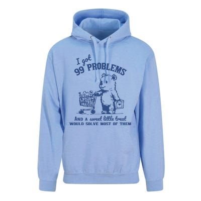 99 Poblems And A Sweet Little Treat Would Solve Most Of Them Vintage Unisex Surf Hoodie