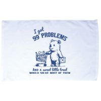 99 Poblems And A Sweet Little Treat Would Solve Most Of Them Vintage Microfiber Hand Towel