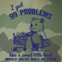 99 Problems And A Sweet Little Treat Would Solve Most Of Them Legacy Tie Dye Trucker Hat