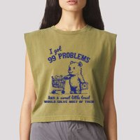 99 Problems And A Sweet Little Treat Would Solve Most Of Them Garment-Dyed Women's Muscle Tee