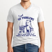99 Problems And A Sweet Little Treat Would Solve Most Of Them V-Neck T-Shirt