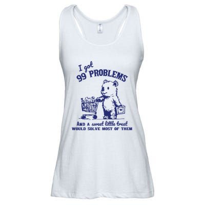 99 Problems And A Sweet Little Treat Would Solve Most Of Them Ladies Essential Flowy Tank