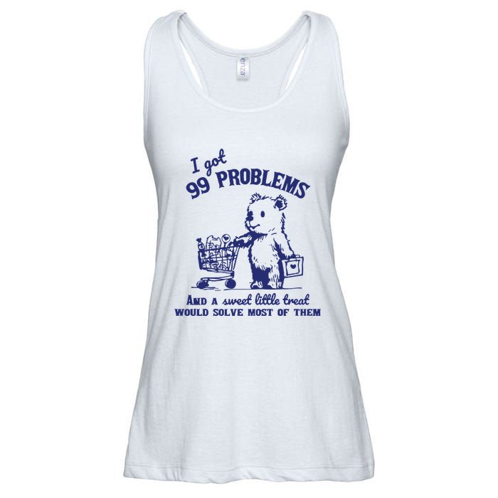 99 Problems And A Sweet Little Treat Would Solve Most Of Them Ladies Essential Flowy Tank
