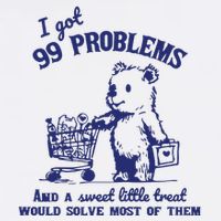 99 Problems And A Sweet Little Treat Would Solve Most Of Them Golf Towel