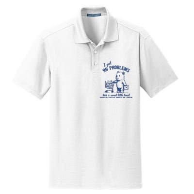 99 Poblems And A Sweet Little Treat Would Solve Most Of Them Vintage Dry Zone Grid Polo