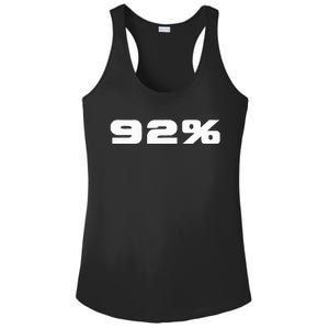 92 Percent Black Women Voting Power Ladies PosiCharge Competitor Racerback Tank