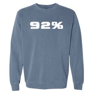 92 Percent Black Women Voting Power Garment-Dyed Sweatshirt