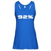 92 Percent Black Women Voting Power Ladies Essential Flowy Tank