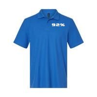 92 Percent Black Women Voting Power Softstyle Adult Sport Polo